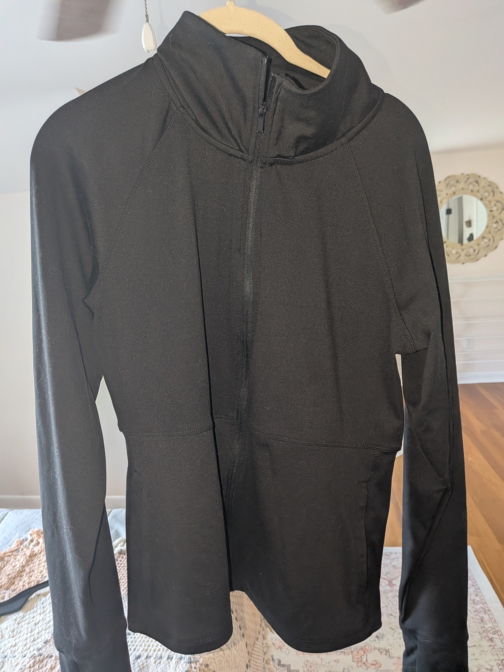 Jockey Black Zip-Up Performance Jacket